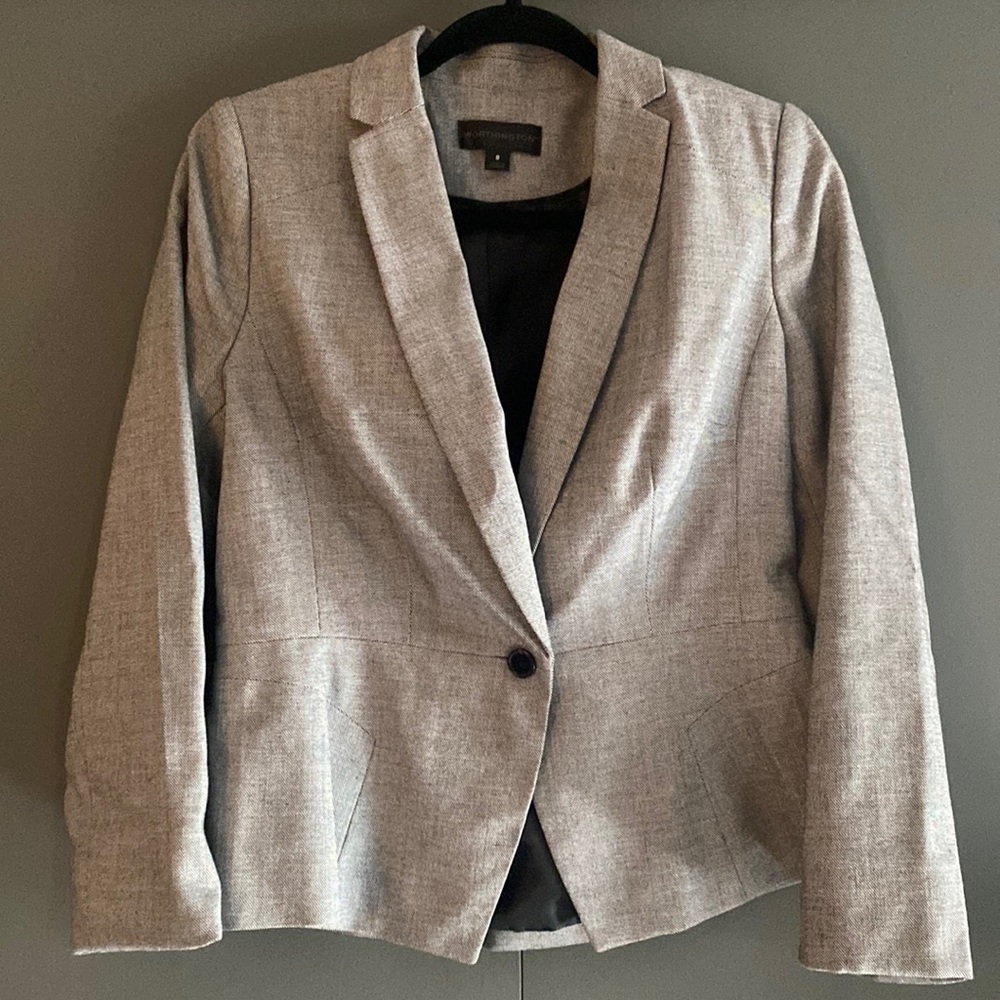 Worthington Grey Blazer Jacket - Size 8